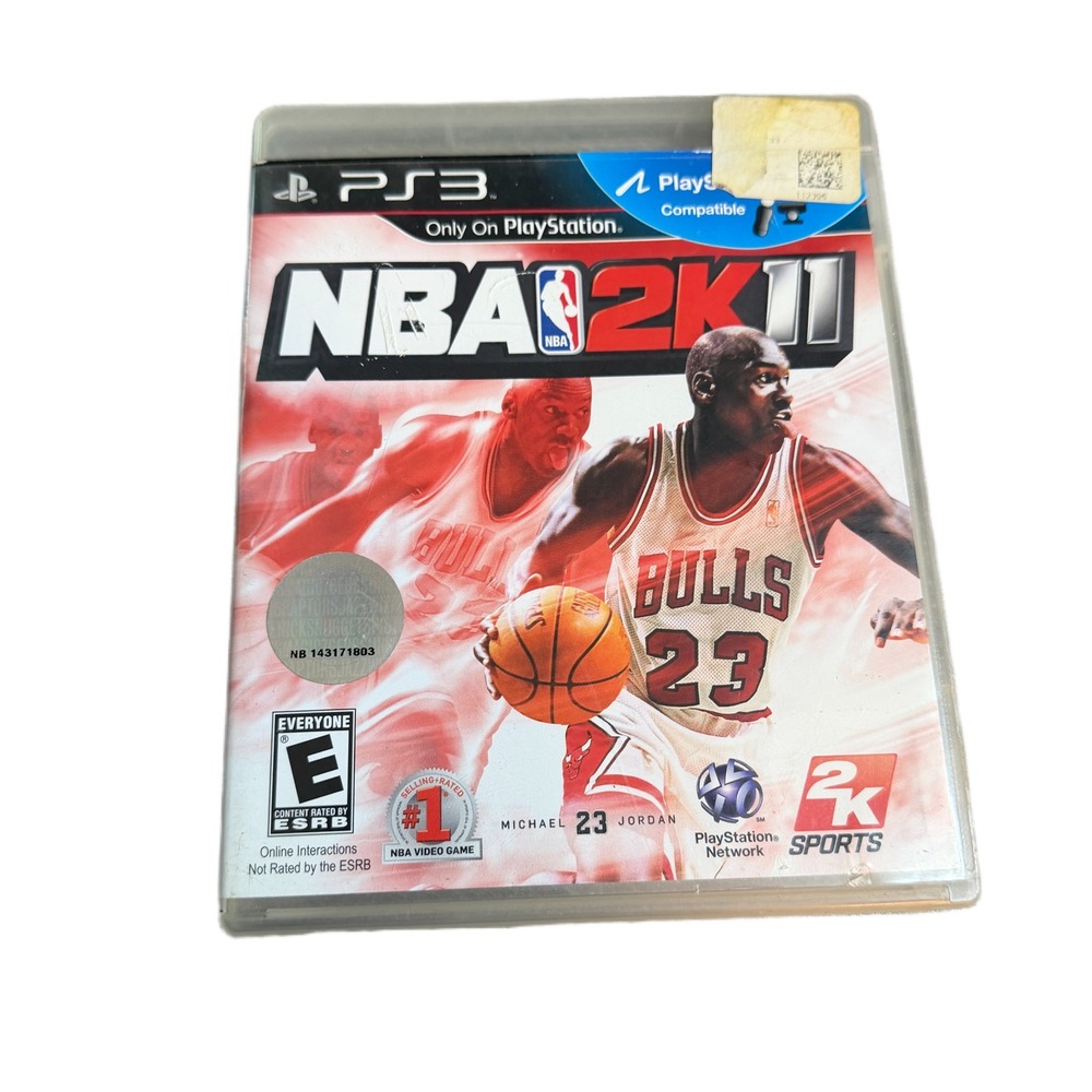 NBA 2K11 Sony PlayStation 3 PS3 Michael Jordan Cover Basketball Game 2K Sports
